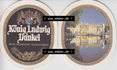 Bierdeckel Serie König Ludwig Dunkel, Edles Bayerisches Traditionsbier (1). Deutscher Katalog über deutsche Bierdeckel König... Sammlung