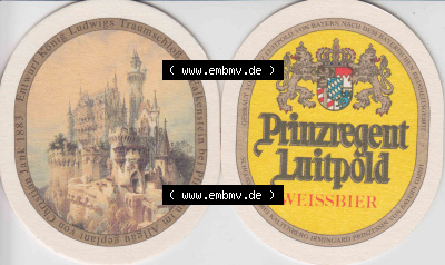 Bierdeckel Prinzregent Luitpold von Bayern Weißbier (7). Deutscher Katalog über deutsche Bierdeckel König Ludwig Schlossbrauerei... Sammlung