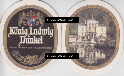 Bierdeckel Serie König Ludwig Dunkel, Edles Bayerisches Traditionsbier (2). Deutscher Katalog über deutsche Bierdeckel König... Sammlung