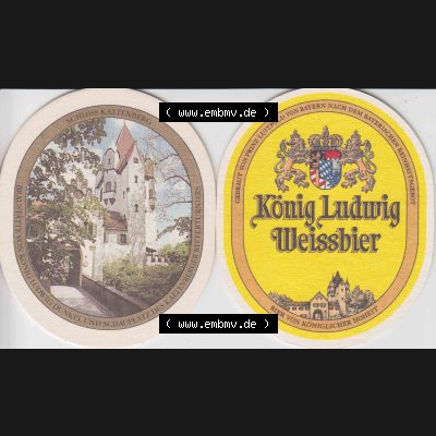 Bierdeckel 2008 König Ludwig Weissbier Gebraut von Prinz Luitpold von Bayern (2). Deutscher Katalog über deutsche Bierdeckel König Ludwig Schlossbrauerei Kaltenberg aus... Sammlung