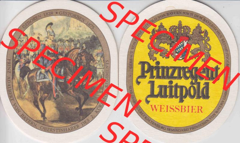 Bierdeckel Prinzregent Luitpold von Bayern Weißbier (16). Deutscher Katalog über deutsche Bierdeckel König Ludwig Schlossbrauerei Kaltenberg aus Bundesland Bayern,... Sammlung
