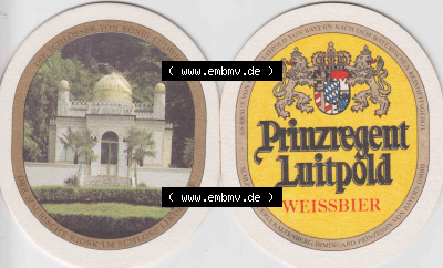 Bierdeckel Prinzregent Luitpold von Bayern Weißbier (8). Deutscher Katalog über deutsche Bierdeckel König Ludwig Schlossbrauerei... Sammlung