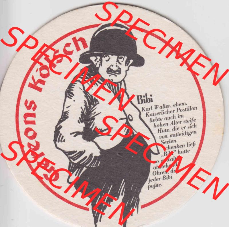 Bierdeckel Deutschland Gereons Kölsch Bibi (1). Deutscher Katalog über deutsche Bierdeckel Gereons Kölsch aus Bundesland Nordrhein-Westfalen, zum katalogisieren deiner... Sammlung