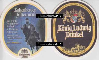 Bierdeckel König Ludwig Dunkel Kaltenberger Ritterturnier (1). Deutscher Katalog über deutsche Bierdeckel König Ludwig Schlossbrauerei... Sammlung