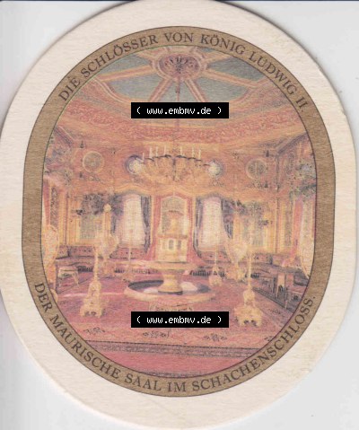 Bierdeckel Prinzregent Luitpold von Bayern Weißbier (6). Deutscher Katalog über deutsche Bierdeckel König Ludwig Schlossbrauerei... Sammlung