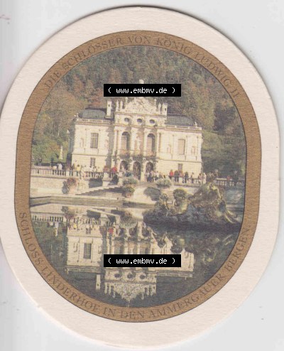 Bierdeckel Prinzregent Luitpold von Bayern Weißbier (2). Deutscher Katalog über deutsche Bierdeckel König Ludwig Schlossbrauerei... Sammlung