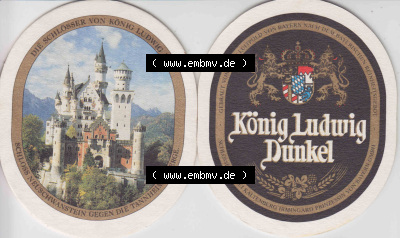 Bierdeckel König Ludwig-Dunkel-Bier Serie Kaltenberg (2). Deutscher Katalog über deutsche Bierdeckel König Ludwig Schlossbrauerei... Sammlung