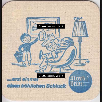 Bierdeckel Der fröhliche Schluck-Streckbräu aus Ostheim-Bayern (3). Deutscher Katalog über deutsche Bierdeckel Streckbräu aus Ostheim aus Bundesland Bayern, zum... Sammlung