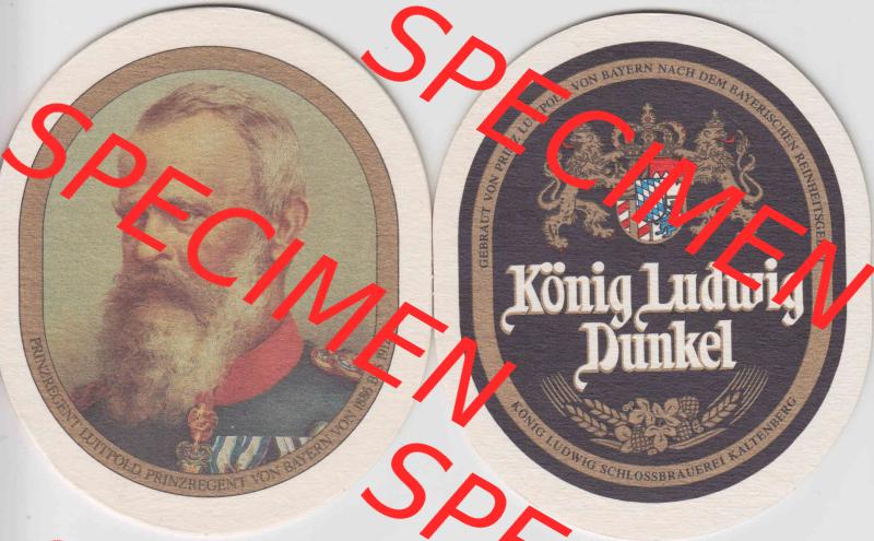 Bierdeckel Serie König Ludwig Dunkel, Schlossbrauerei Kaltenberg (3). Deutscher Katalog über deutsche Bierdeckel König Ludwig Schlossbrauerei Kaltenberg aus Bundesland... Sammlung