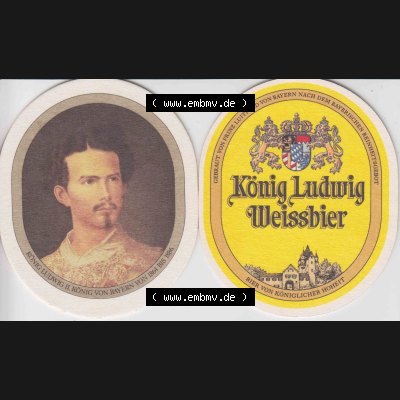 Bierdeckel 2008 König Ludwig Weissbier Gebraut von Prinz Luitpold von Bayern (4). Deutscher Katalog über deutsche Bierdeckel König Ludwig Schlossbrauerei Kaltenberg aus... Sammlung