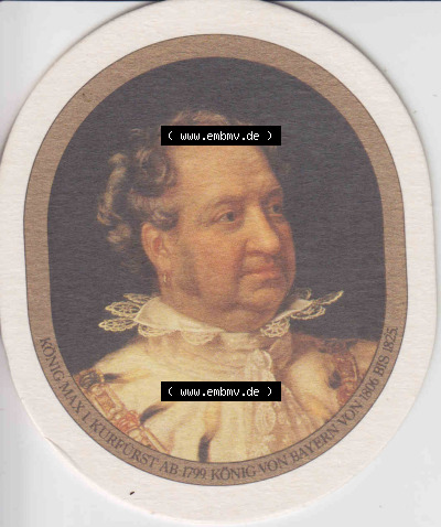Bierdeckel König Ludwig Bierdeckel König Max I. Kurfürst ab 1799 (2). Deutscher Katalog über deutsche Bierdeckel König Ludwig... Sammlung