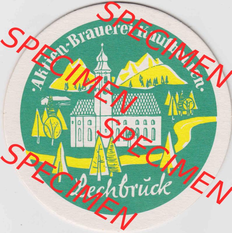 Bierdeckel 1998, 600 Jahre Lechbrück Aktien-Brauerei Kaufbeuren (2). Deutscher Katalog über deutsche Bierdeckel Aktienbrauerei Kaufbeuren aus Bundesland Bayern, zum... Sammlung