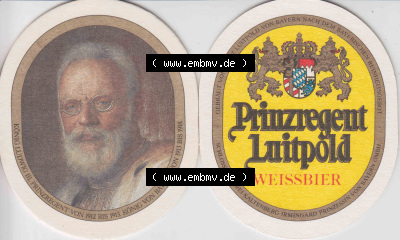 Bierdeckel Prinzregent Luitpold von Bayern Weißbier (13). Deutscher Katalog über deutsche Bierdeckel König Ludwig Schlossbrauerei... Sammlung