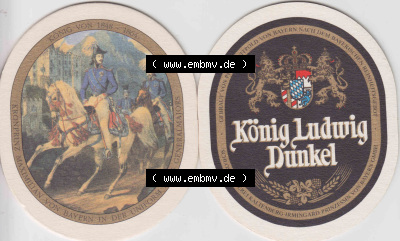 Bierdeckel Serie König Ludwig Dunkel, Schlossbrauerei Kaltenberg (9). Deutscher Katalog über deutsche Bierdeckel König Ludwig... Sammlung
