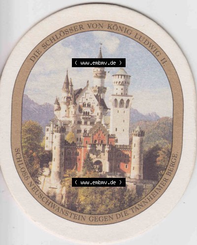 Bierdeckel Prinzregent Luitpold von Bayern Weißbier (3). Deutscher Katalog über deutsche Bierdeckel König Ludwig Schlossbrauerei... Sammlung
