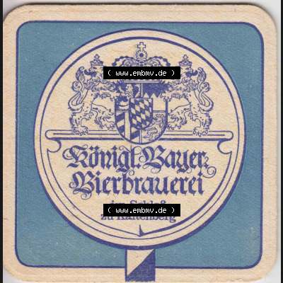 Bierdeckel König Ludwig Unser edles dunkles Spezialbier (2). Deutscher Katalog über deutsche Bierdeckel König Ludwig Schlossbrauerei Kaltenberg aus Bundesland Bayern,... Sammlung