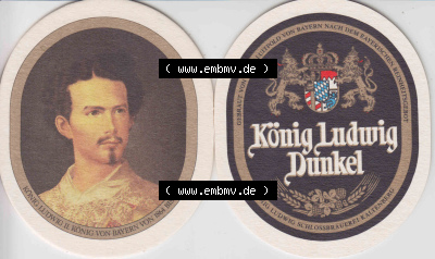 Bierdeckel Serie König Ludwig Dunkel, Schlossbrauerei Kaltenberg (5). Deutscher Katalog über deutsche Bierdeckel König Ludwig... Sammlung