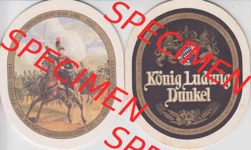 Bierdeckel Serie König Ludwig Dunkel, Schlossbrauerei Kaltenberg (10). Deutscher Katalog über deutsche Bierdeckel König Ludwig Schlossbrauerei Kaltenberg aus Bundesland... Sammlung