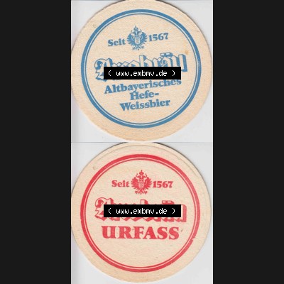 Bierdeckel Arcobräu Urfass 1567, Altbayerisches Hefe-Weissbier (3). Deutscher Katalog über deutsche Bierdeckel Arcobräu aus Bundesland Bayern zum katalogisieren und... Sammlung