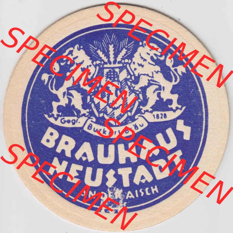 Bierdeckel Burkart Bräu, Brauhaus Neustadt an der Aisch, Im Bier liegt die Kraft die Freude schafft (1). Deutscher Katalog über deutsche Bierdeckel Brauhaus Neustadt... Sammlung