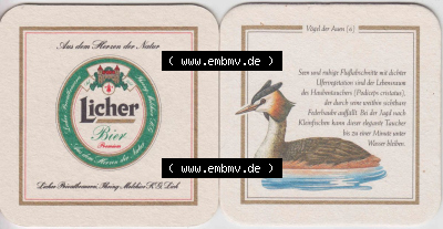Bierdeckel 1994 Licher Bier, Serie Vögel der Auen (6) Licher Bier im Katalog Bundesland Hessen für Bierdeckel katalogisieren... Sammlung