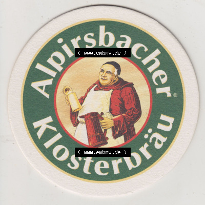 Bierdeckel 2001, Alpirsbacher Klosterbräu, 48. Verleihung des Goldenen Bierdukaten, Tauschbörse 2001 (1). Deutscher Katalog... Sammlung