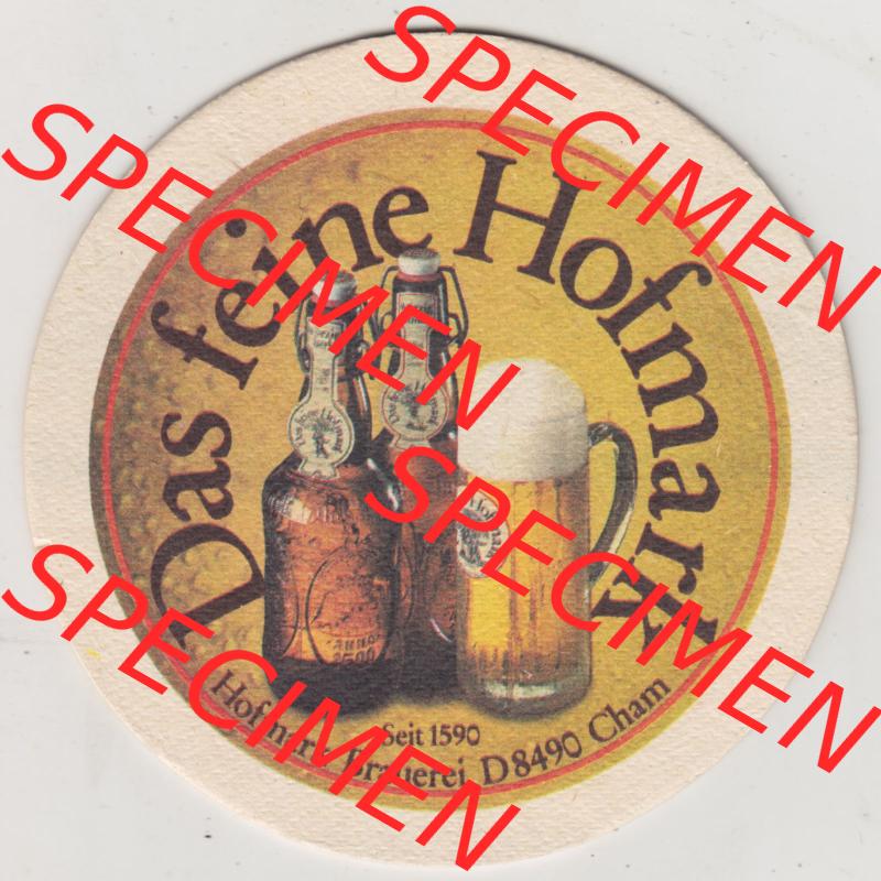 Bierdeckel Das feine Hofmark - Hofmark-Brauerei D8490 Cham (1). Deutscher Katalog über deutsche Bierdeckel Hofmark Brauerei KG aus Bundesland Bayern zum katalogisieren und kategorisieren... Sammlung