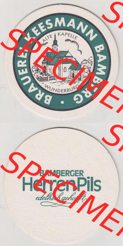 Bierdeckel Brauerei Keesmann Bamberg, Bamberger Herren-Pils, edelherb gehopft (3). Deutscher Katalog über deutsche Bierdeckel Brauerei Keesmann Bamberg aus Bundesland... Sammlung