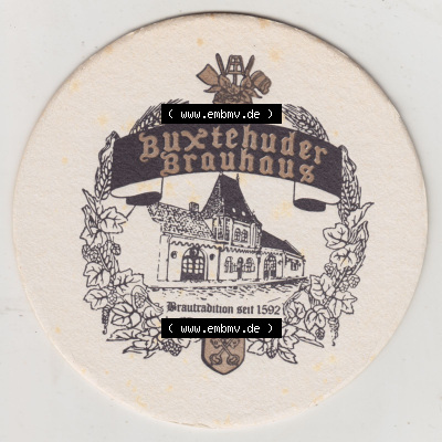 Bierdeckel Buxtehuder Brauhaus, Brauhaustradition seit 1592, Das Bierbrauen ist eine der vornehmsten und nötigsten Beschäftigungen... Sammlung