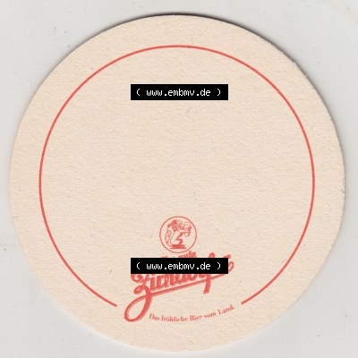 Bierdeckel Zirndorfer Brauerei, Das gute Zirndorfer seit 1674, Die Brauerei Zirndorf setzt die Tradition fort (2). Deutscher Katalog über deutsche Bierdeckel Zirndorfer... Sammlung