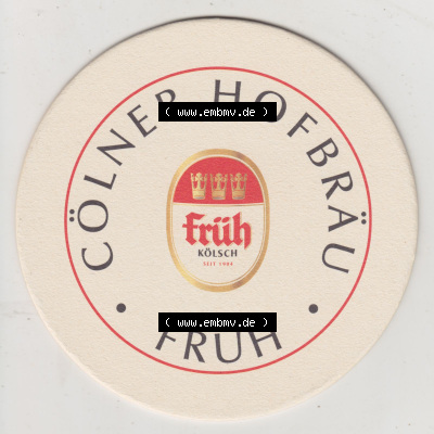 Bierdeckel Cölner Hofbräu Früh Kölsch, Lust auf Froh-Shoppen, Baseball-Cap (1). Deutscher Katalog über deutsche Bierdeckel... Sammlung