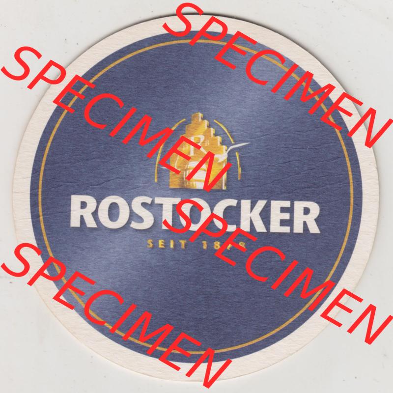 Bierdeckel Hanseatische Brauerei Rostock (1). Deutscher Katalog über deutsche Bierdeckel Hanseatische Brauerei Rostock aus Bundesland Mecklenburg-Vorpommern, zum katalogisieren... Sammlung