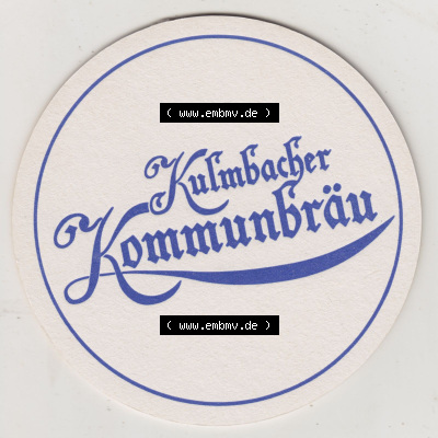 Bierdeckel Kulmbacher Kommunbräu, Toyota Autotechnik Hahn, Am Goldenen Feld, Kulmbach (1). Deutscher Katalog über deutsche Bierdeckel... Sammlung