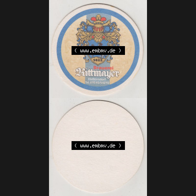 Bierdeckel Brauerei Rittmayer seit 1422, Hallerndorf (3). Deutscher Katalog über deutsche Bierdeckel Brauerei Rittmayer Hallerndorf aus Bundesland Bayern zum katalogisieren... Sammlung