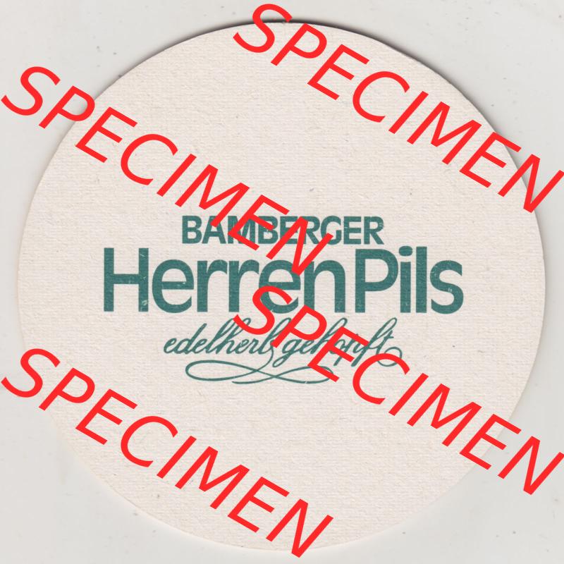 Bierdeckel Brauerei Keesmann Bamberg, Bamberger Herren-Pils, edelherb gehopft (2). Deutscher Katalog über deutsche Bierdeckel Brauerei Keesmann Bamberg aus Bundesland... Sammlung