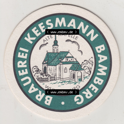 Bierdeckel Brauerei Keesmann Bamberg, Bamberger Herren-Pils, edelherb gehopft (1). Deutscher Katalog über deutsche Bierdeckel... Sammlung