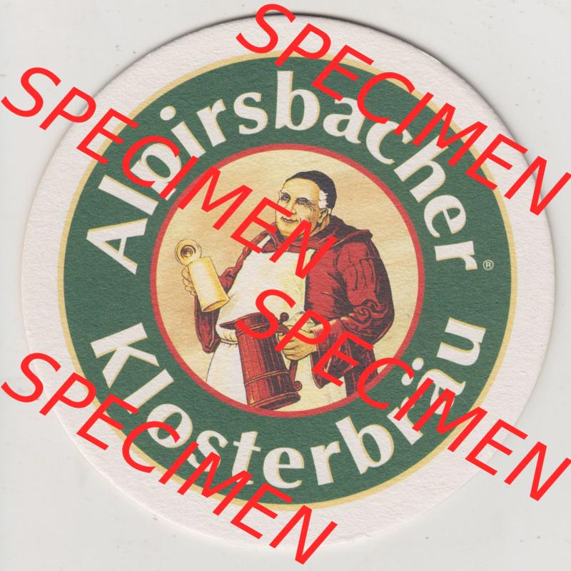 Bierdeckel 2001, Alpirsbacher Klosterbräu, 48. Verleihung des Goldenen Bierdukaten, Tauschbörse 2001 (1). Deutscher Katalog über die deutschen Bierdeckel... Sammlung