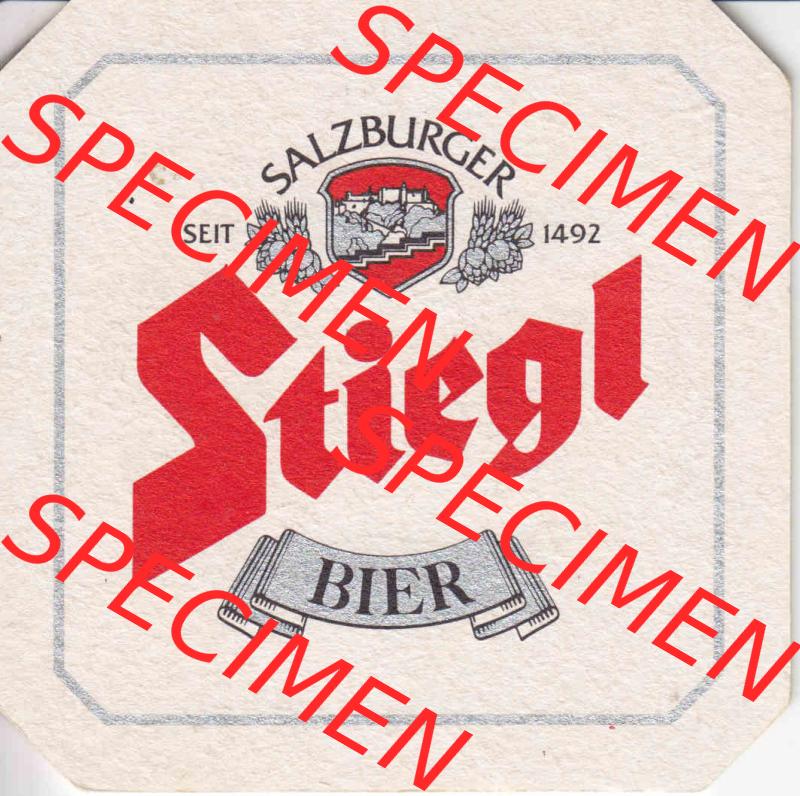 Bierdeckel Stiegl-Wasserschutzpreis, Reines Wasser für unser Land (1). Katalog Bierdeckel Stieglbrauerei zu Salzburg aus Bundesland Salzburg in Österreich, inoffizieller... Sammlung