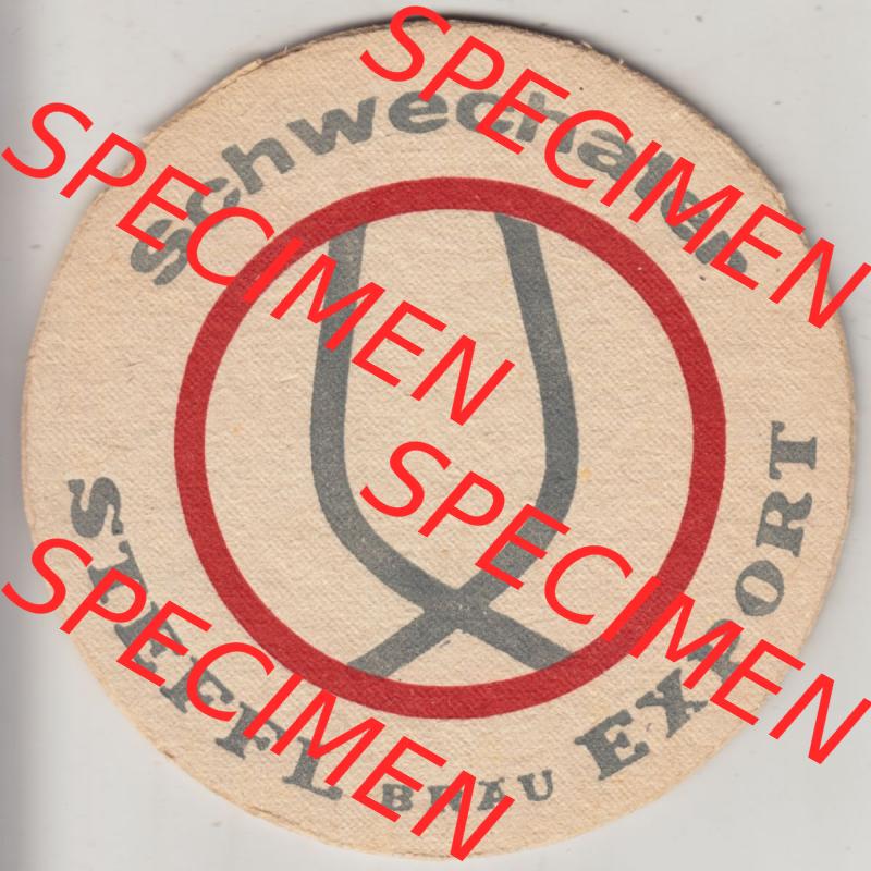 Bierdeckel Schwechater Stiefel-Bräu Export, seit 1032 (1) Sammlung