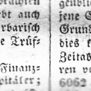 Ausschnitt zur Qualitätsprüfung vom Digitalen Bild Qualität