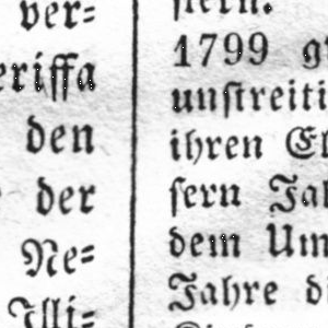 Ausschnitt zur Qualitätsprüfung vom Digitalen Bild Qualität