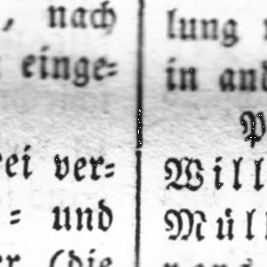 Ausschnitt zur Qualitätsprüfung vom Digitalen Bild Qualität