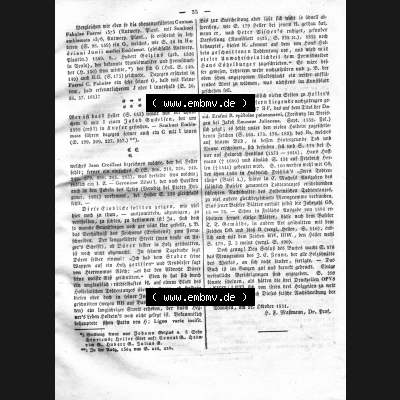 Morgenblatt 1832, Donnerstag 2 Februar, Nr. 9, Seite 35, Kunst-Blatt, Monogrammen - Kunde. Das Digitale Bild / Foto vom Kunstblatt der relativ wertvollen... Sammlung