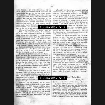 Morgenblatt für gebildete Leser 1845, Freitag, 6. Juni, Nr. 135, Seite 539, Die Perlen der See, Korrespondenz Nachrichten. Das Digitale Bild... Sammlung