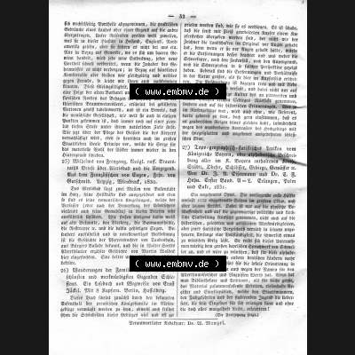 Morgenblatt 1832, Freitag 3 Februar, Nr. 13, Seite 52, Literaturblatt mit Länder und Völkerkunde. Das Digitale Bild / Foto von einer Seite der Literaturblatt-Beilage... Sammlung