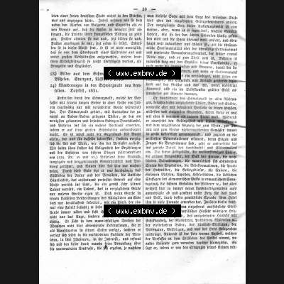 Morgenblatt 1832, Freitag 3 Februar, Nr. 13, Seite 50, Literaturblatt mit Länder und Völkerkunde. Das Digitale Bild / Foto von einer Seite der Literaturblatt-Beilage... Sammlung