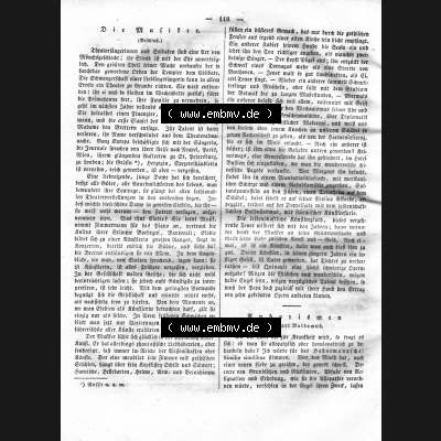 Morgenblatt 1832, Sonnabend, 4. Februar, Nr. 30, Seite 118, Die Musiker. Das Digitale Bild / Foto einer Einzelseite der relativ wertvollen „Morgenblatt... Sammlung
