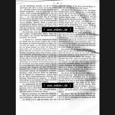 Morgenblatt 1832, Mittwoch 1 Februar, Nr. 12, Seite 46, Artikel Länder und Völkerkunde. Das Digitale Bild / Foto von einer Seite der Literaturblatt-Beilage,... Sammlung