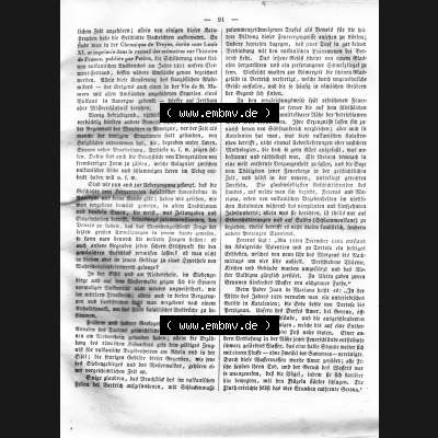 Morgenblatt 1832, Freitag, 27 Januar, Nr. 23, Seite 91, Fortsetzung und Über das Alter der basaltischer Eruptionen. Das Digitale Bild / Foto der relativ... Sammlung