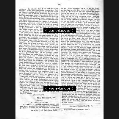 Morgenblatt für gebildete Leser 1845, Freitag, 6. Juni, Nr. 135, Seite 540, Korrespondenz Nachrichten und Das Siebengebirge. Das Digitale Bild /... Sammlung